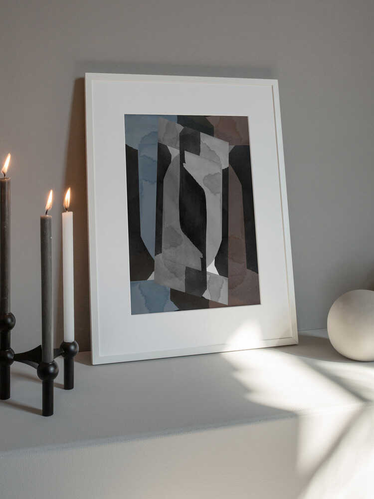 Layered Geometric Watercolor