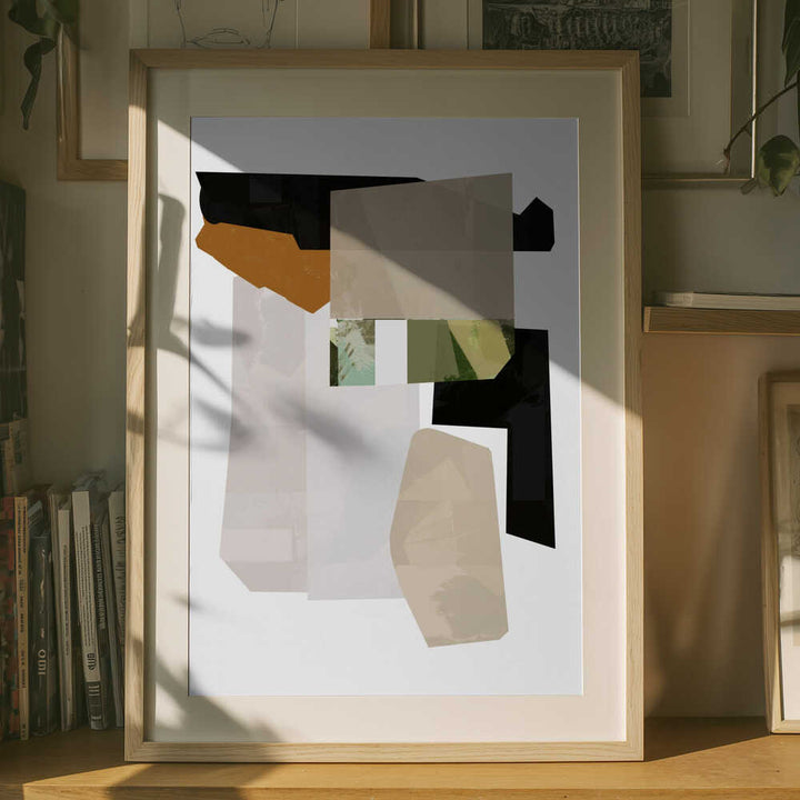 Earthy Geometric Collage