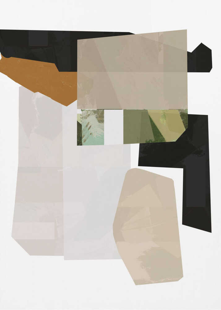Earthy Geometric Collage