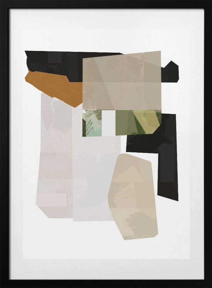 Earthy Geometric Collage