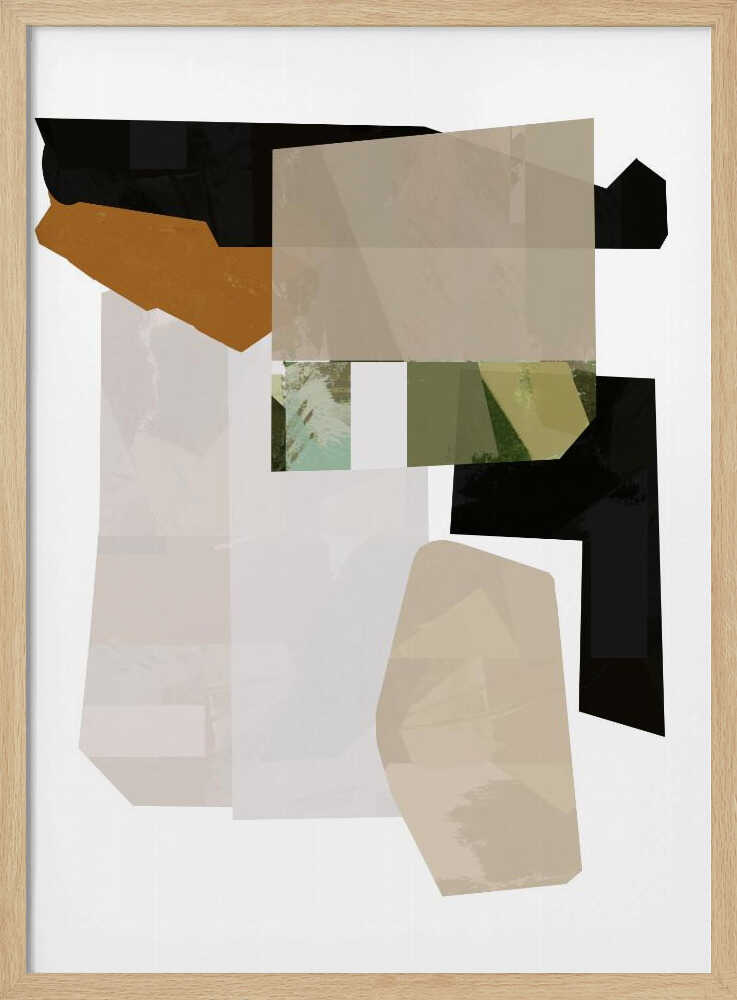 Earthy Geometric Collage