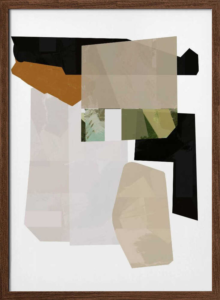 Earthy Geometric Collage