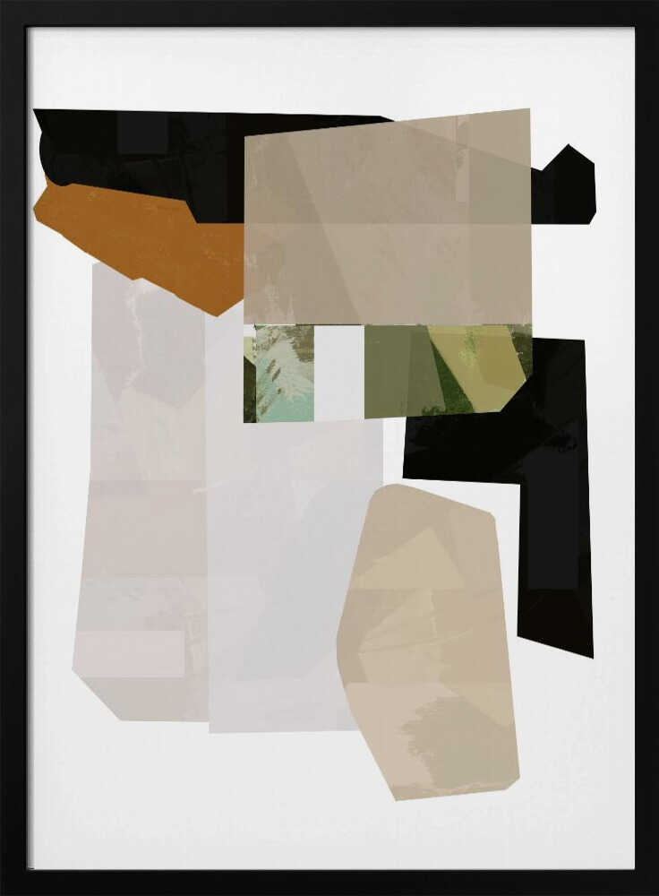 Earthy Geometric Collage