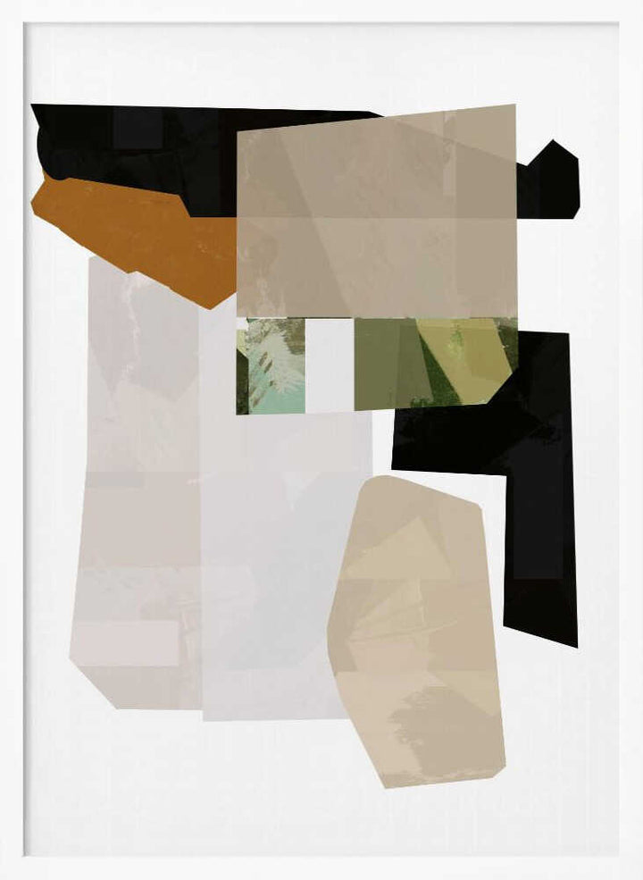 Earthy Geometric Collage