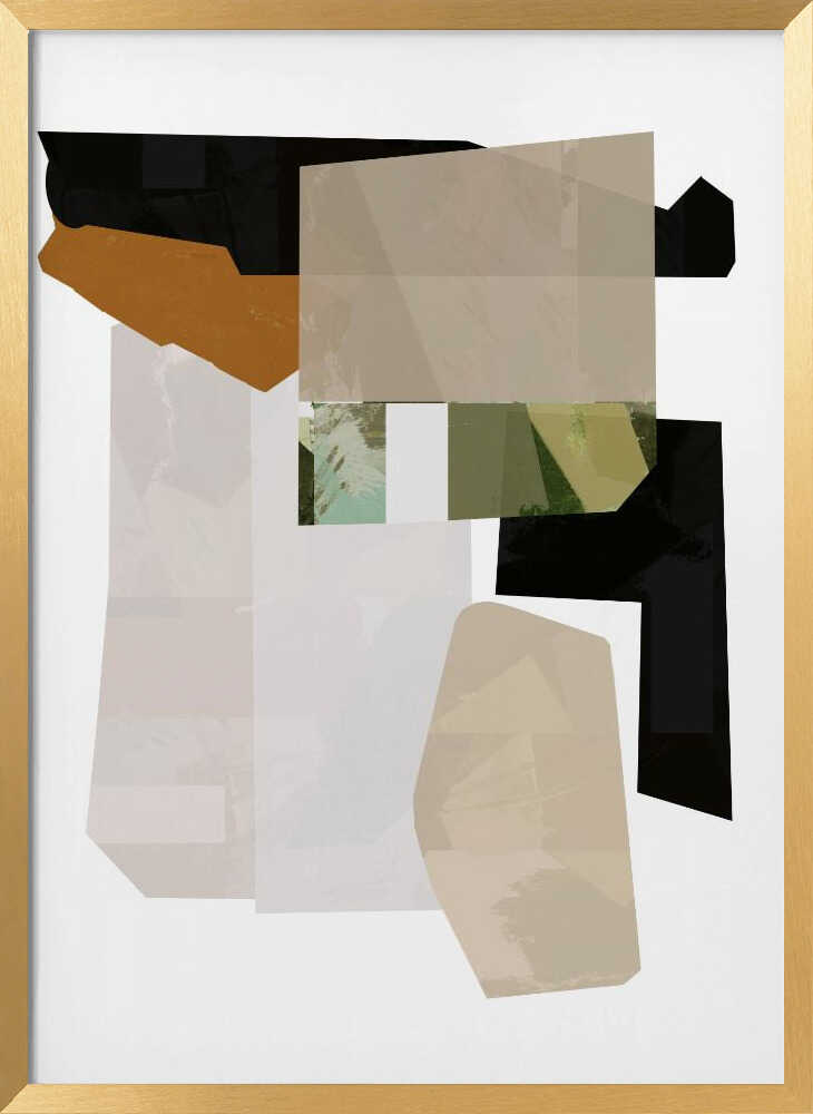Earthy Geometric Collage