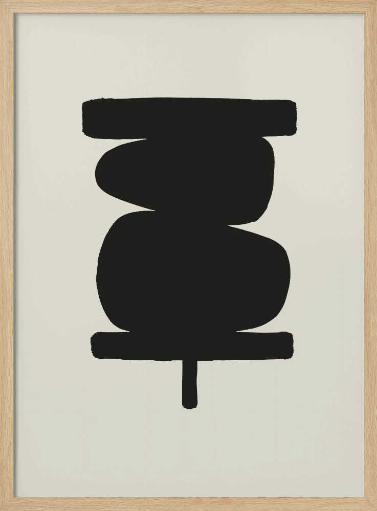 Black Balance Abstract