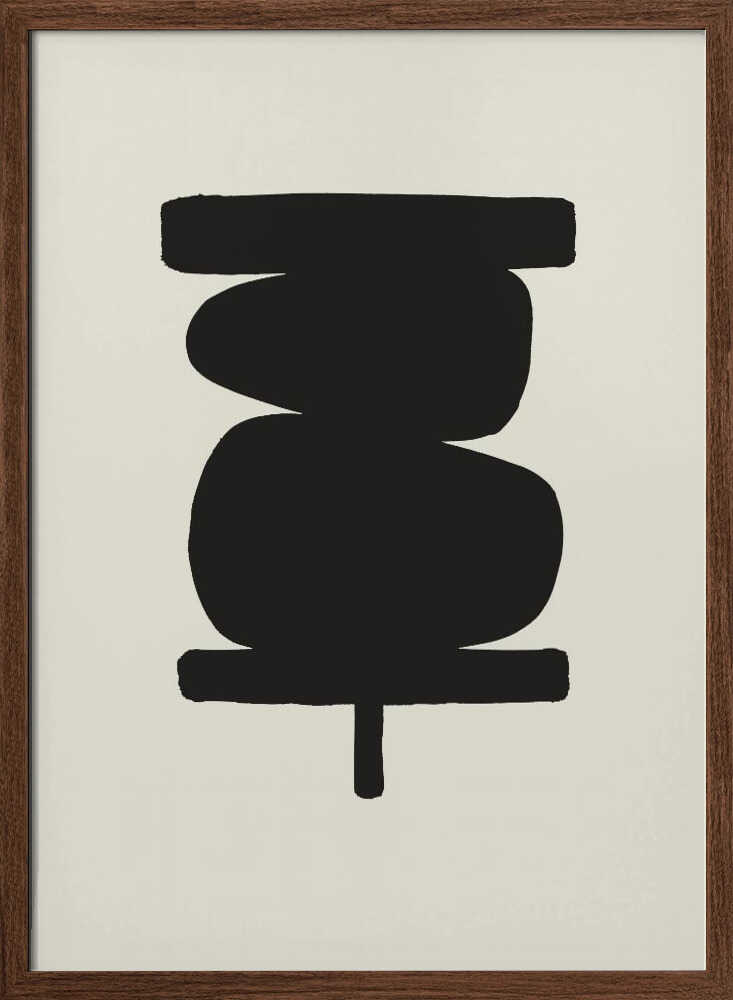 Black Balance Abstract