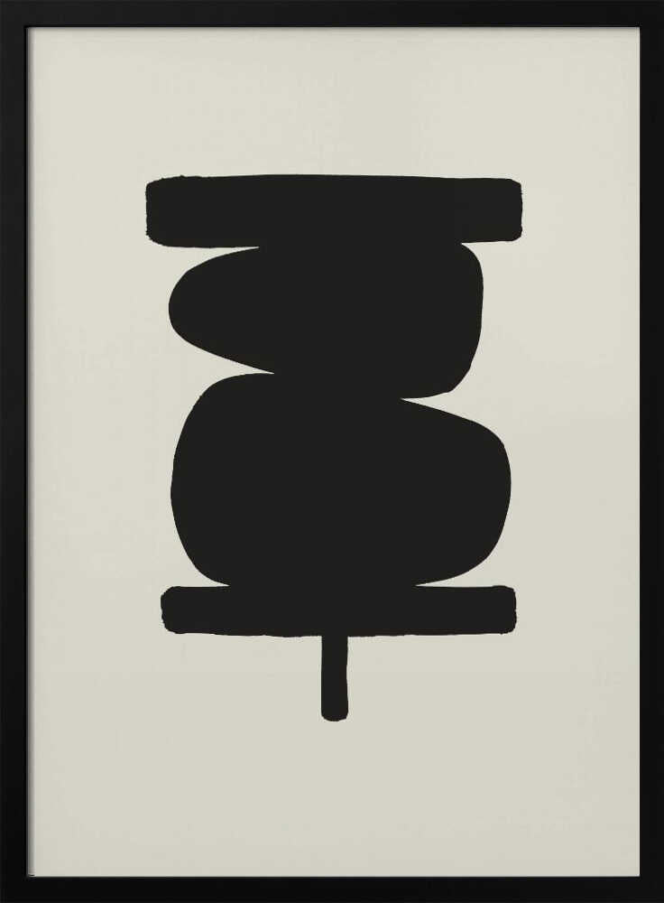Black Balance Abstract