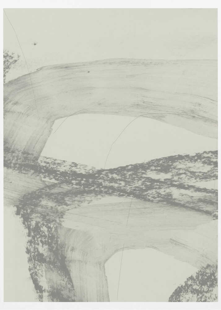 Flowing Grey Abstract