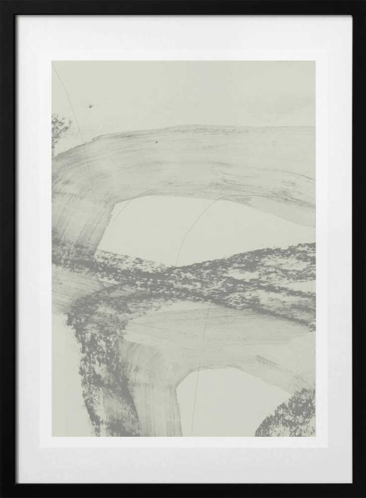 Flowing Grey Abstract