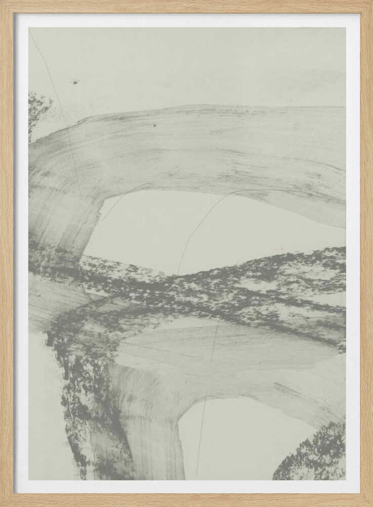 Flowing Grey Abstract
