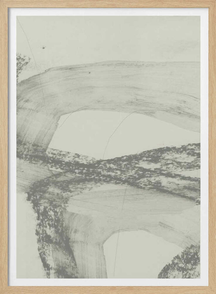 Flowing Grey Abstract