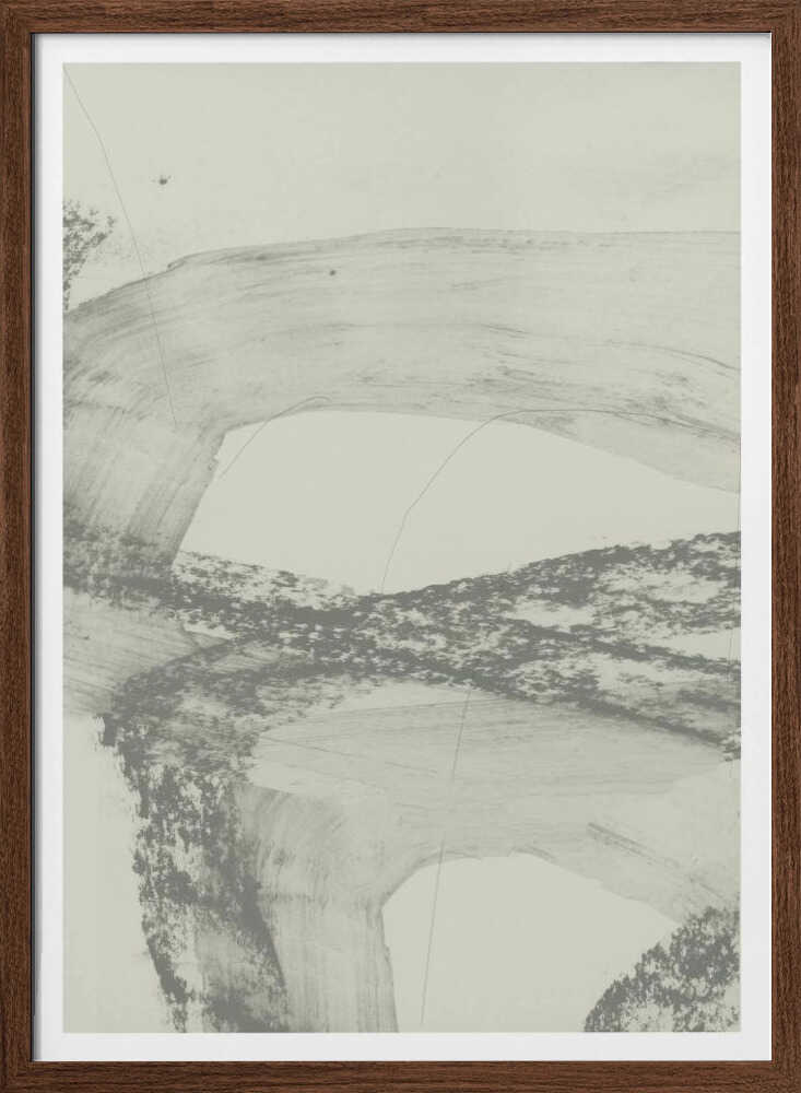 Flowing Grey Abstract