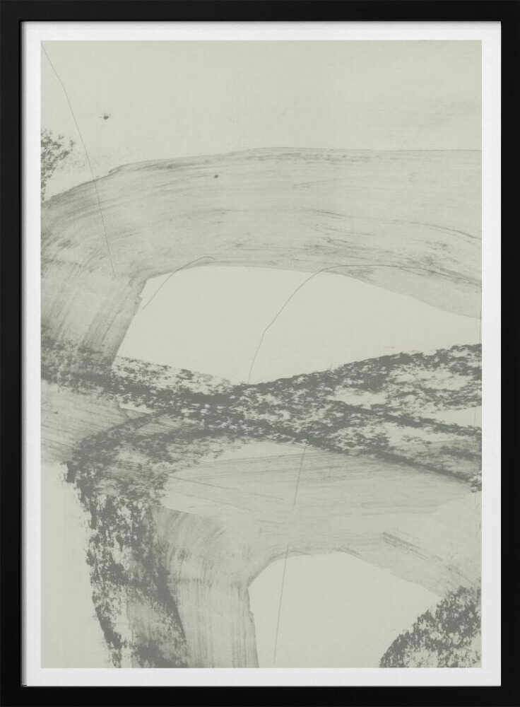 Flowing Grey Abstract