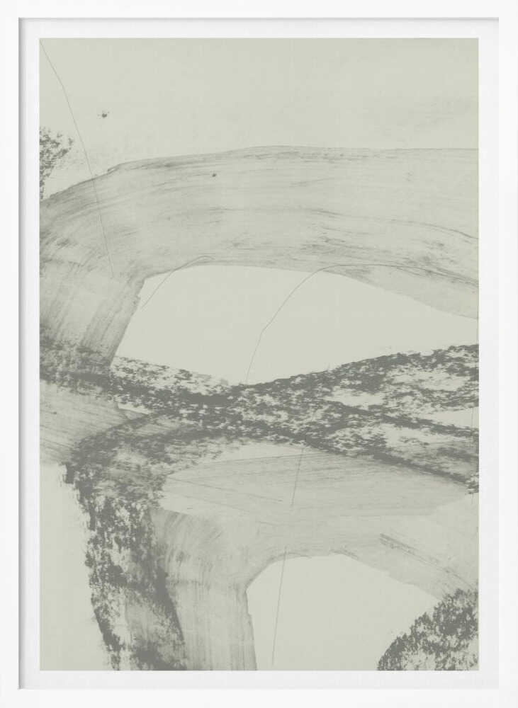 Flowing Grey Abstract
