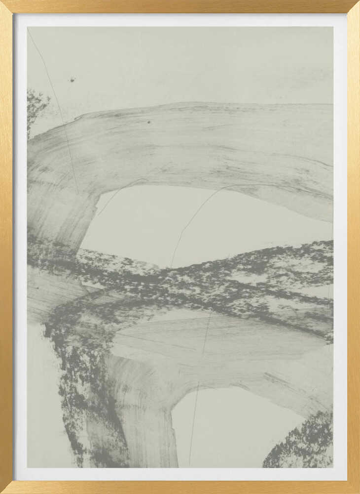 Flowing Grey Abstract