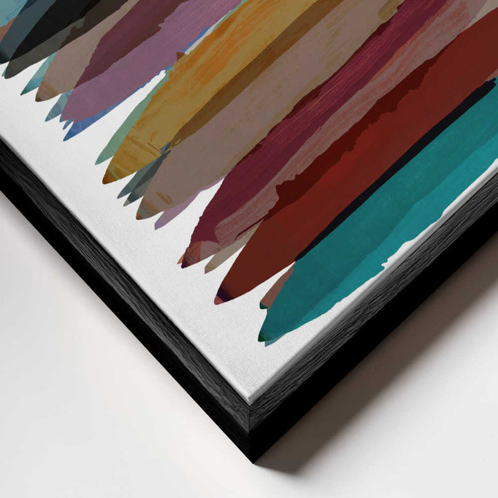 Vibrant Horizontal Strokes