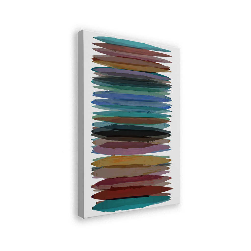 Vibrant Horizontal Strokes