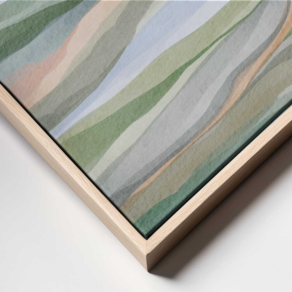 "Serene Layered Landscape No. 2" by Nikita Jariwala — Landscape Wall Art