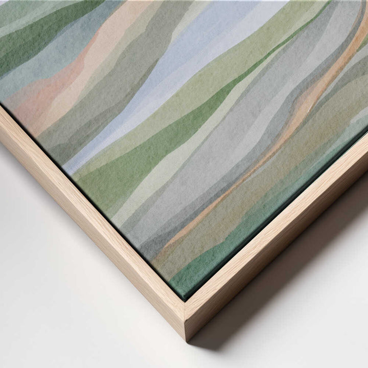 "Serene Layered Landscape No. 2" by Nikita Jariwala — Landscape Wall Art
