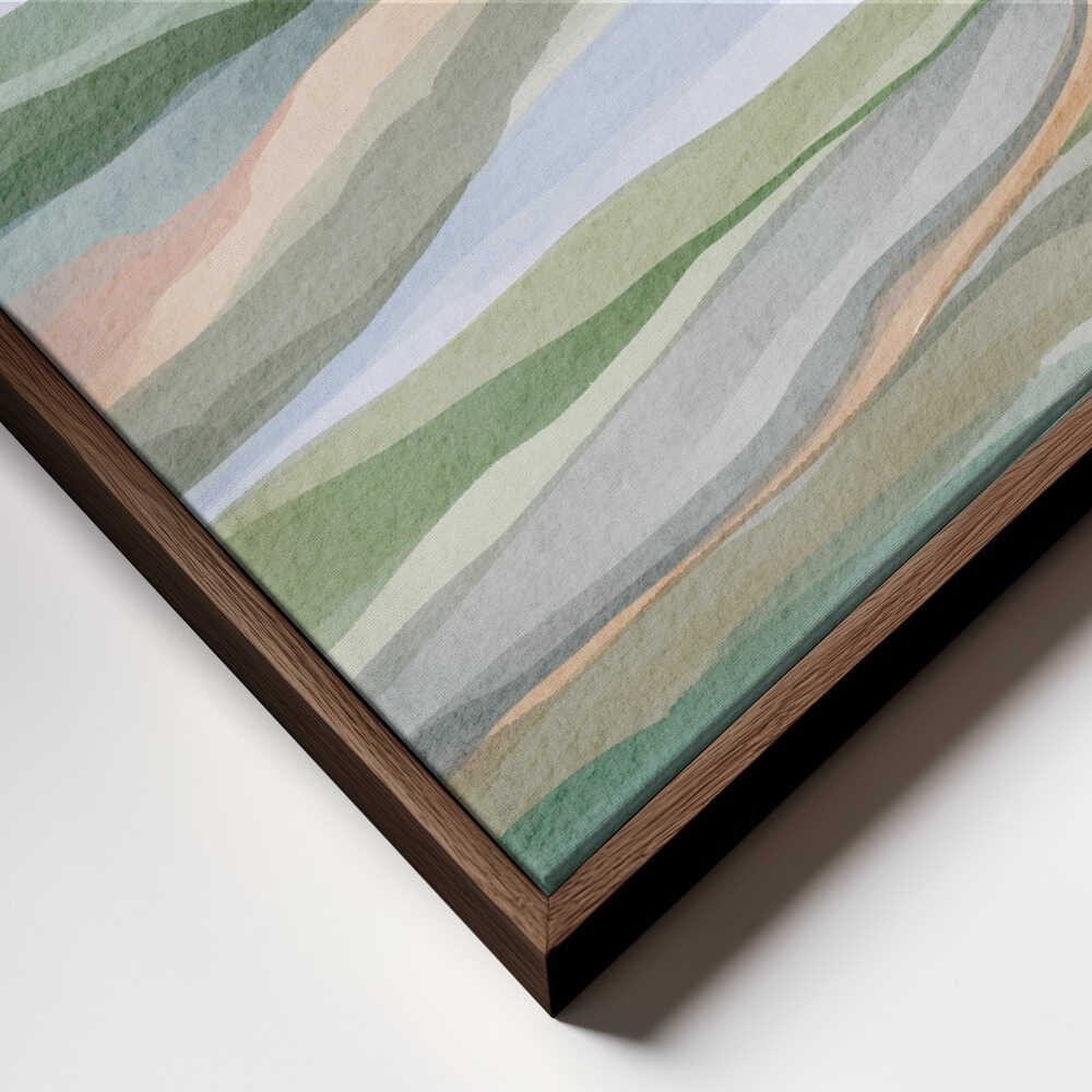 "Serene Layered Landscape No. 2" by Nikita Jariwala — Landscape Wall Art