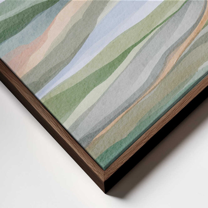 "Serene Layered Landscape No. 2" by Nikita Jariwala — Landscape Wall Art