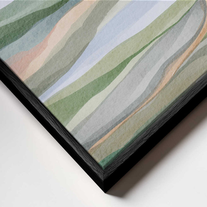 "Serene Layered Landscape No. 2" by Nikita Jariwala — Landscape Wall Art
