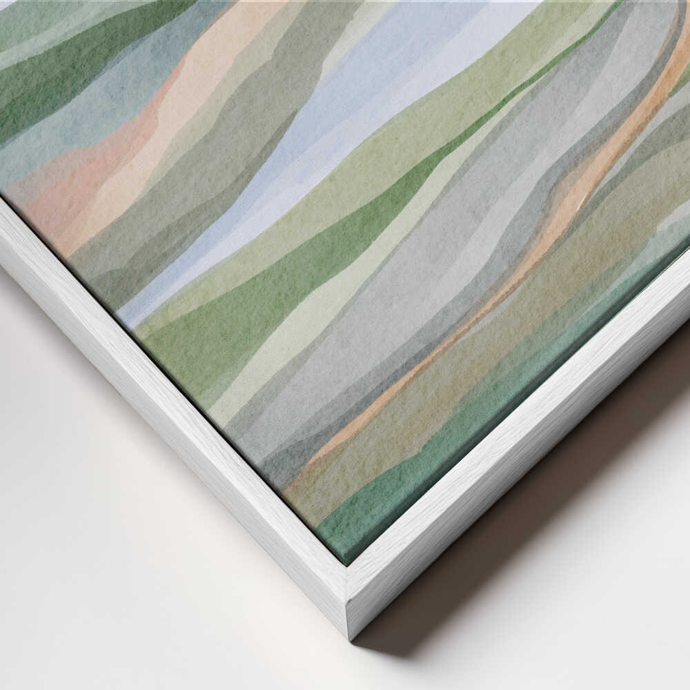 "Serene Layered Landscape No. 2" by Nikita Jariwala — Landscape Wall Art