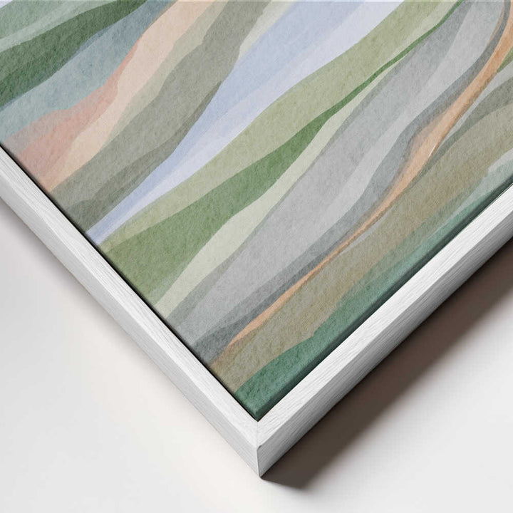 "Serene Layered Landscape No. 2" by Nikita Jariwala — Landscape Wall Art