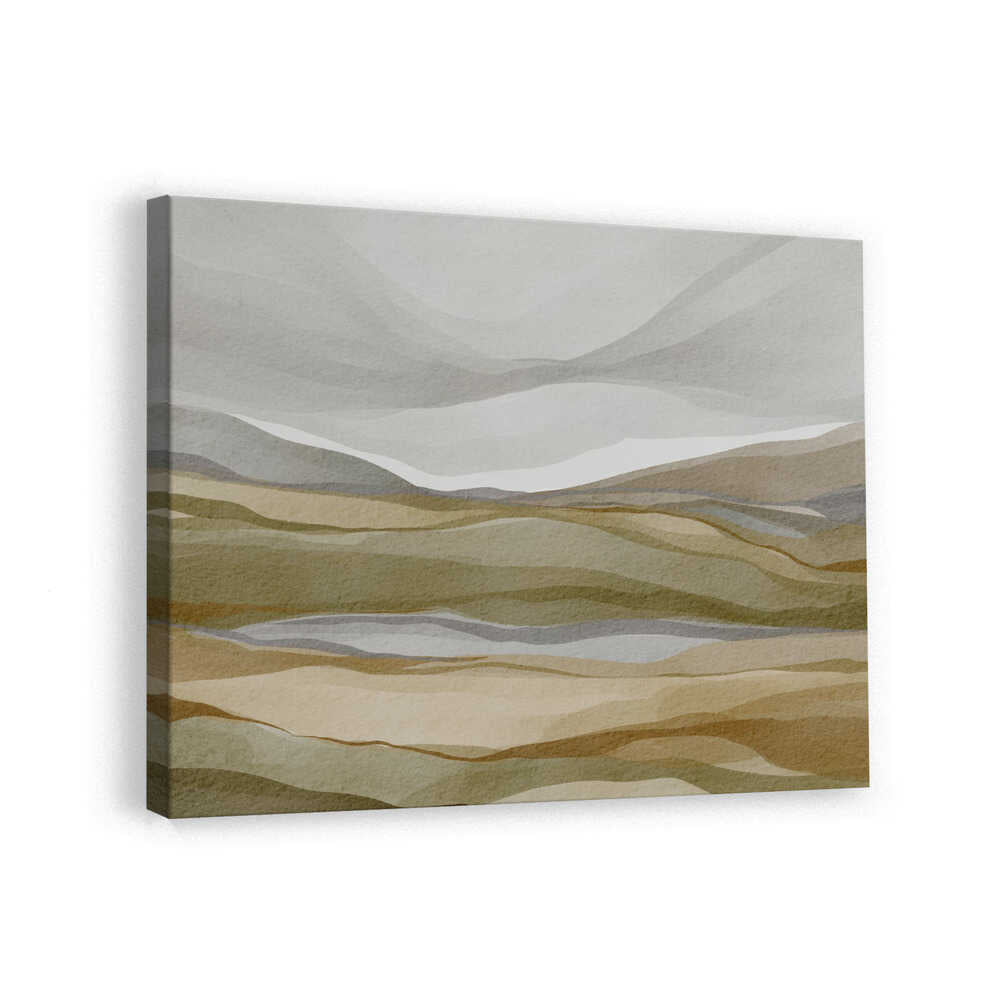 "Earthy Abstract Landscape" by Nikita Jariwala — Landscape Wall Art