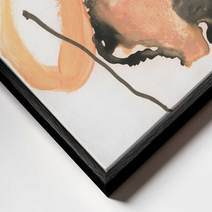 Bold Orange Abstract Shapes