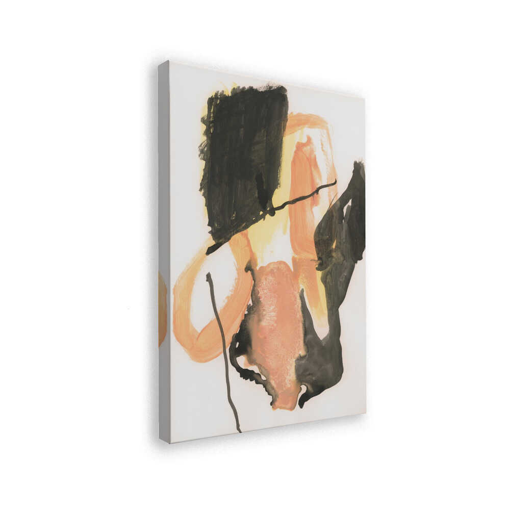 Bold Orange Abstract Shapes