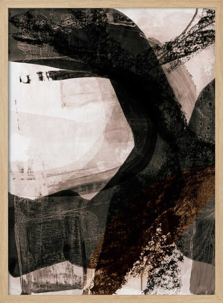 Abstract Sepia Strokes