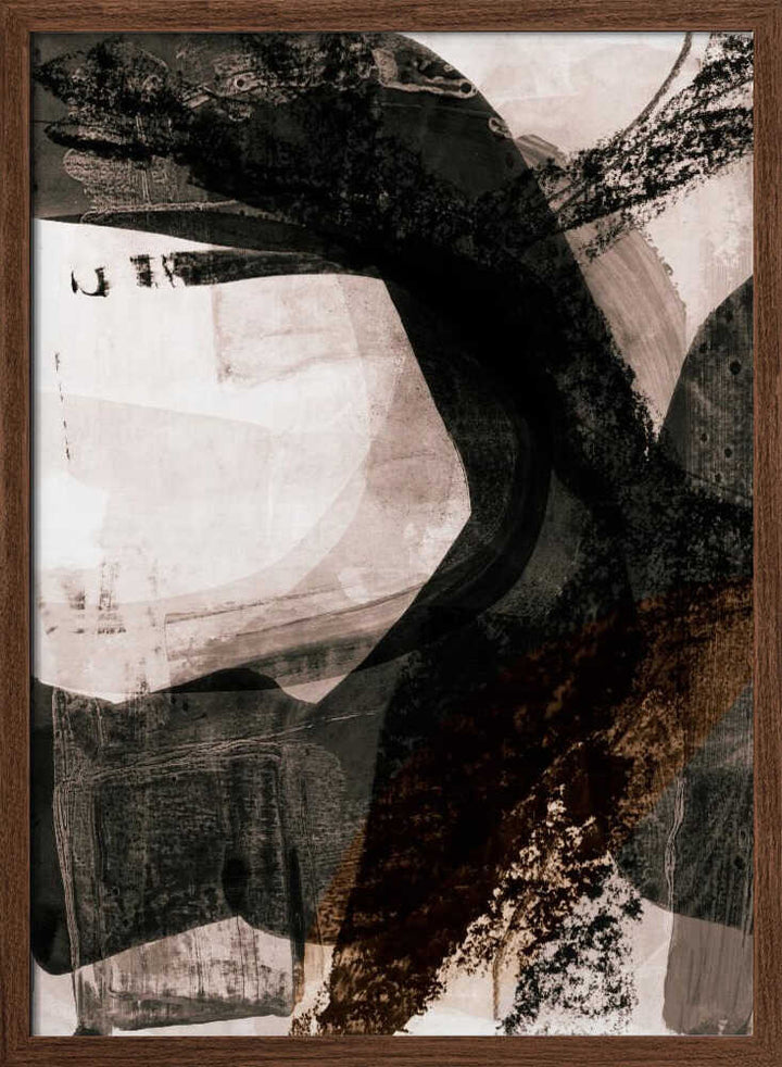 Abstract Sepia Strokes