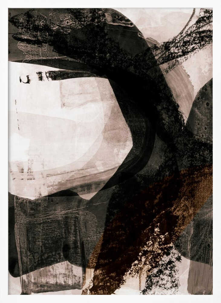 Abstract Sepia Strokes