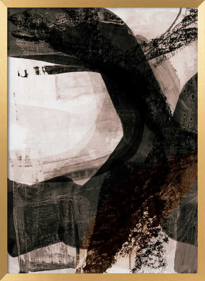 Abstract Sepia Strokes