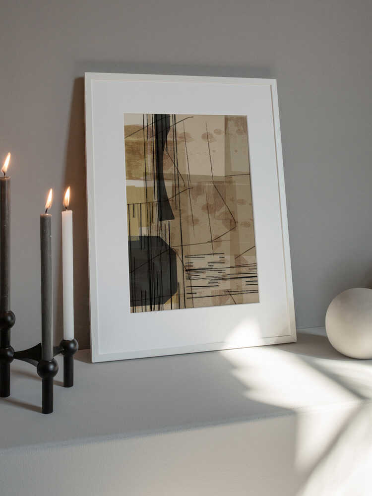 Layered Neutral Abstract