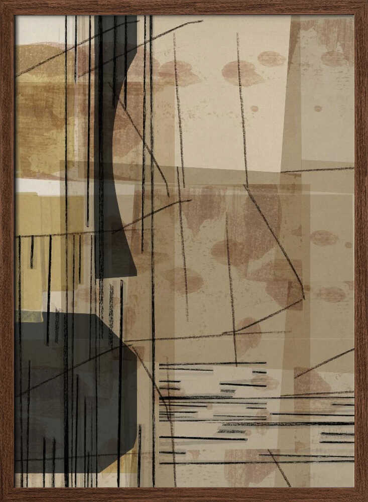 Layered Neutral Abstract