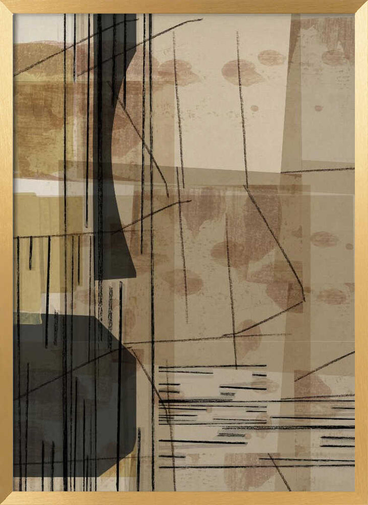 Layered Neutral Abstract