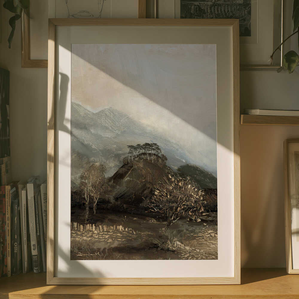 "Tor Mist" by Dan Hobday — Landscape Wall Art