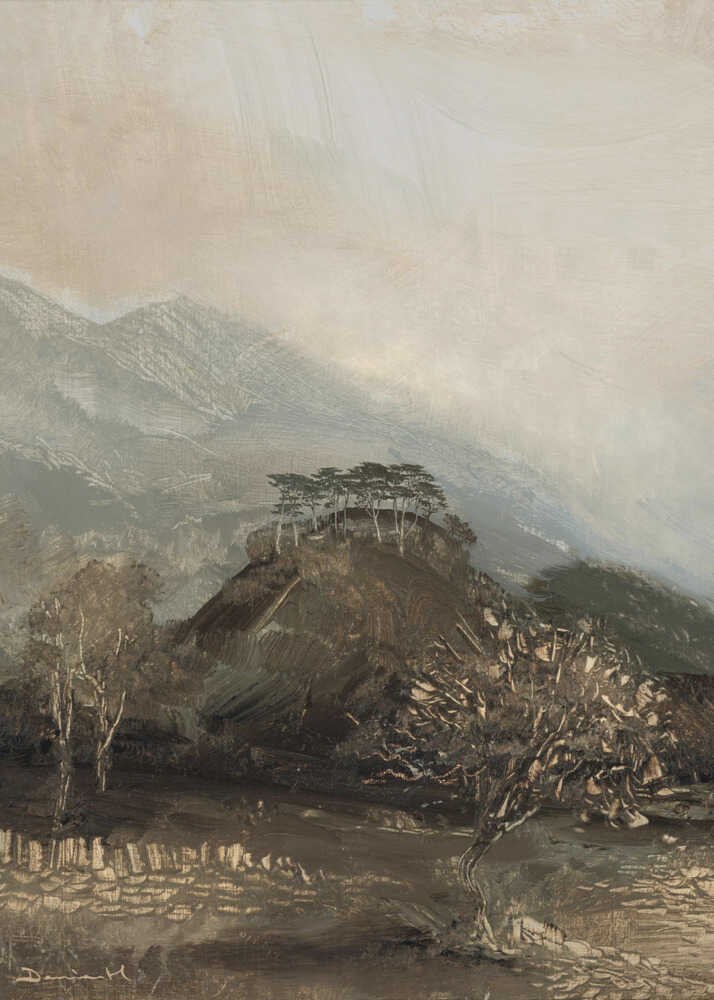 "Tor Mist" by Dan Hobday — Landscape Wall Art