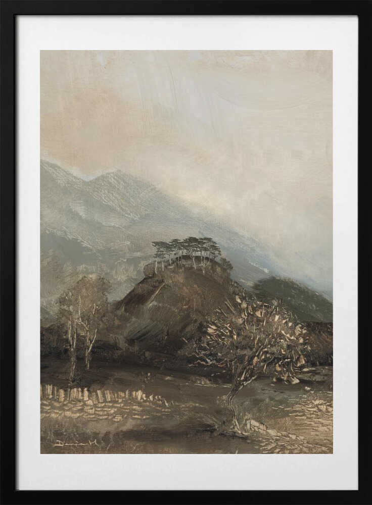 "Tor Mist" by Dan Hobday — Landscape Wall Art