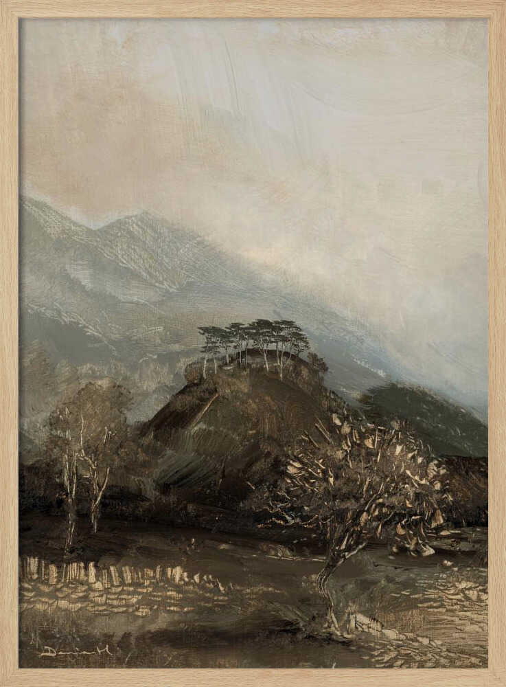 "Tor Mist" by Dan Hobday — Landscape Wall Art
