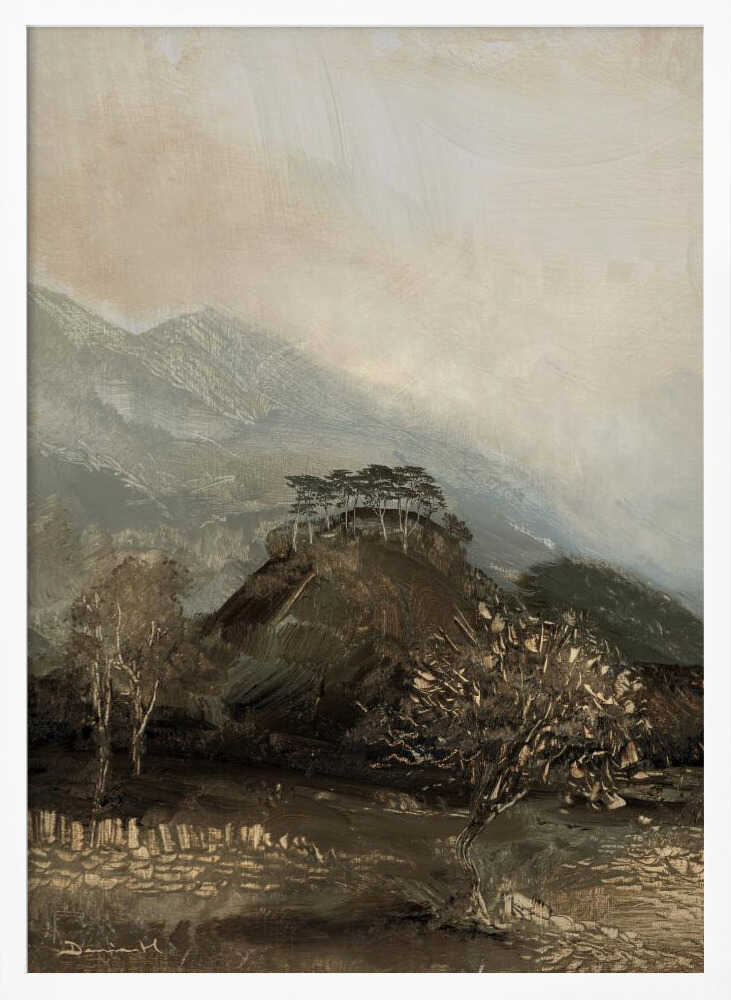 "Tor Mist" by Dan Hobday — Landscape Wall Art