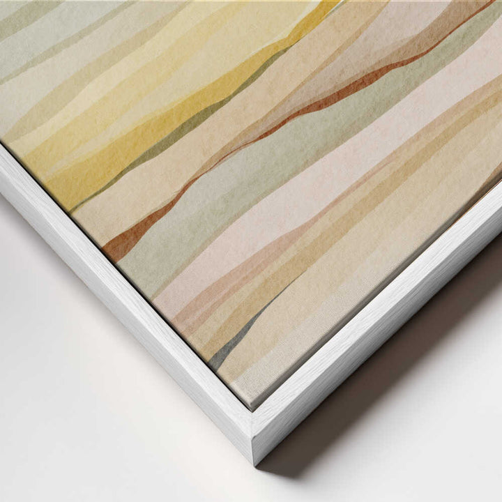 "Warm Horizon Layers" by Nikita Jariwala — Landscape Wall Art