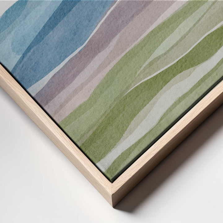 "Abstract Watercolor Mountains" by Nikita Jariwala — Landscape Wall Art