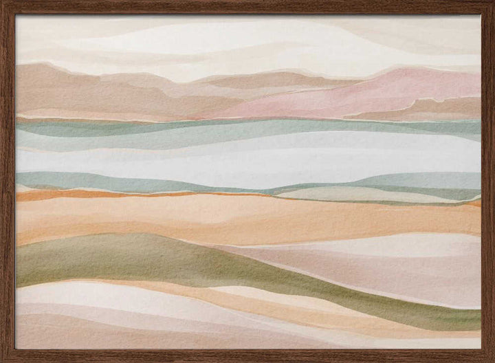 "Calm Watercolor Landscape No. 3" by Nikita Jariwala — Landscape Wall Art