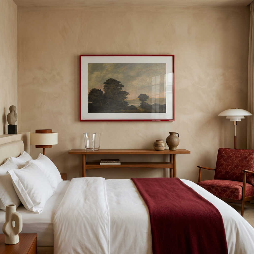 "Tranquil Sunset Landscape" by Dan Hobday — Landscape Wall Art