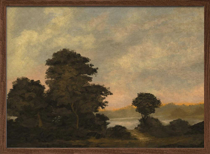 "Tranquil Sunset Landscape" by Dan Hobday — Landscape Wall Art