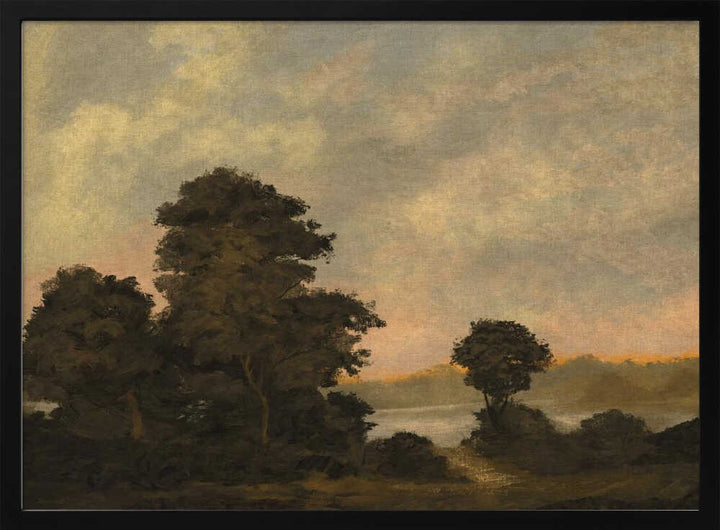 "Tranquil Sunset Landscape" by Dan Hobday — Landscape Wall Art